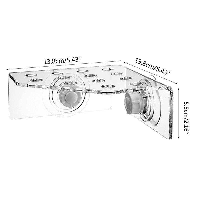 Giá Đỡ Bể Cá Bằng Acrylic San Hô Có Nút Hít 13 Phích Cắm