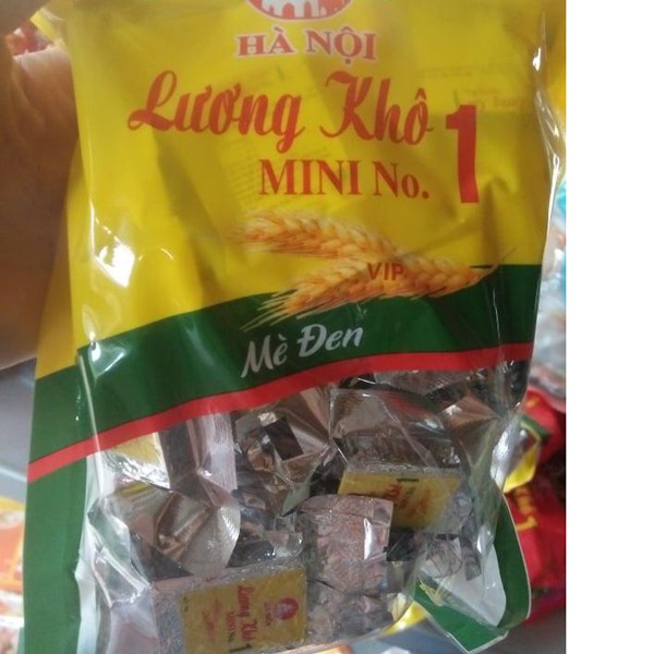 [HN] Lương khô mini Việt Nam (Mè Đen - Mè Trắng -Trà xanh) - LẺ 1 cái