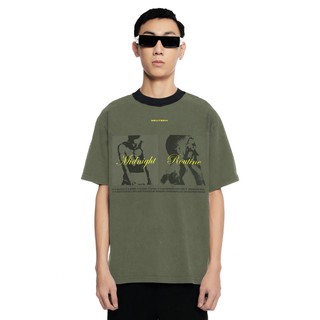 Áo thun nam ngắn tay Beuter Midnight Routine Olive T-Shirt màu olive