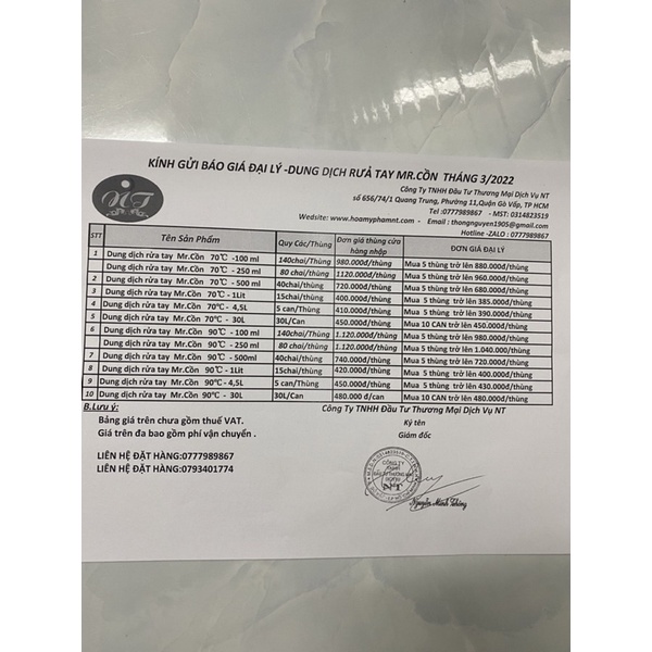 CỒN XỊT KHÁNG KHUẨN  70 độ HƯƠNG BẠC HÀ  -Chanh xả -trà xanh -không mùi 500ml