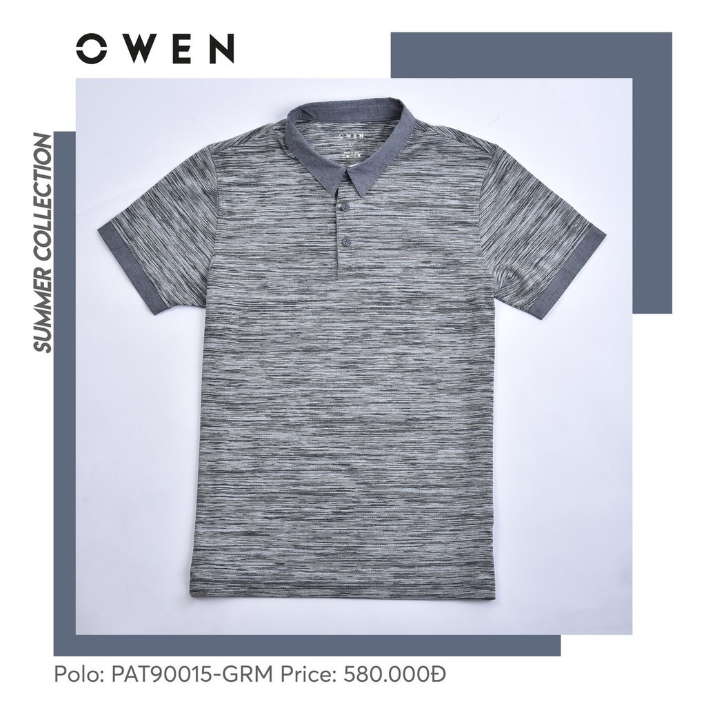 NEW OWEN - Áo Polo nam cộc tay Owen 90015 - Áo thun có cổ nam M6 M5 :