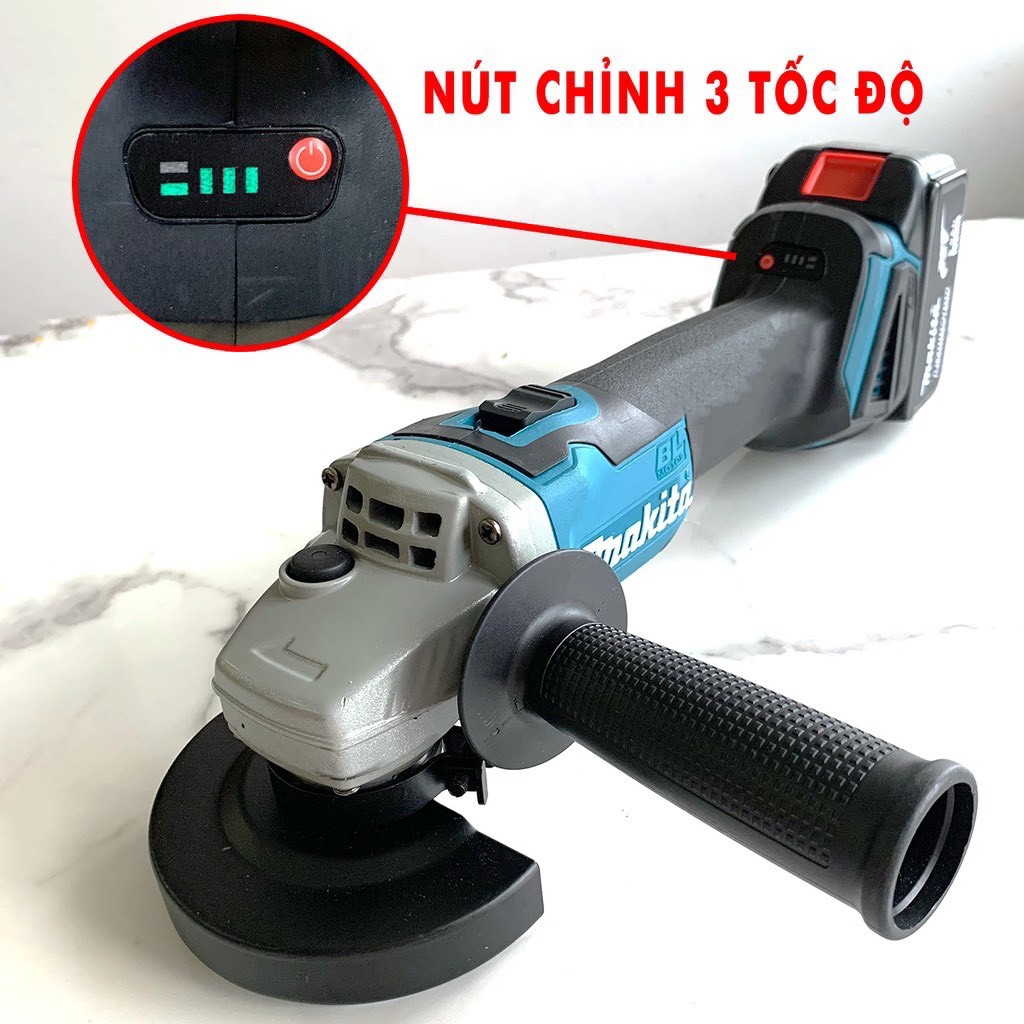 Máy Mài Pin MAKITA 72v Không Chổi Than Siêu Khoẻ - Pin Chuẩn 10 Cell