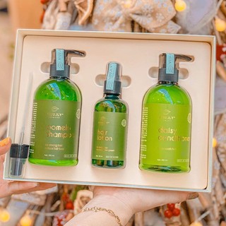 Combo 3 bộ dầu gội dầu xả và tinh dầu bưởi vi jully cao cấp