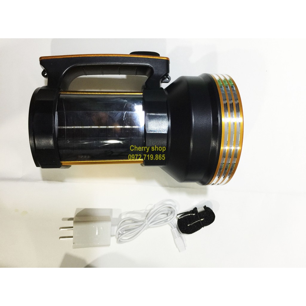 ĐÈN PIN TÍCH HỢP NĂNG LƯỢNG MẶT TRỜI SIÊU SÁNG LED SẠC ĐIỆN CHỐNG NƯỚC ĐA NĂNG MÃ F8