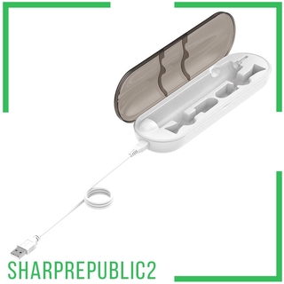 ABS Electric Toothbrush Charger Case for   Sonicare white 1m cable