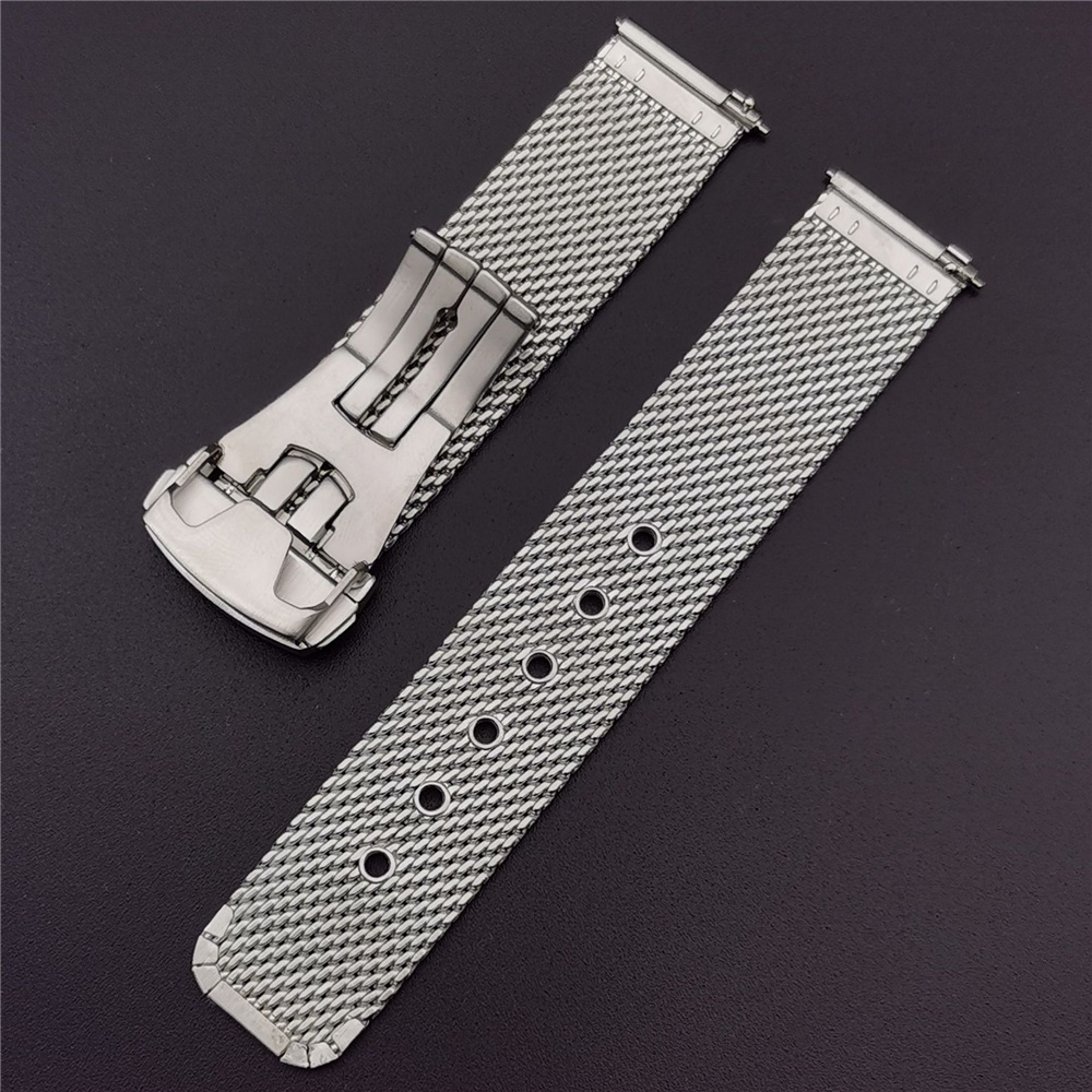 Dây Đeo Tay Thay Thế 20 22MM Bằng Thép Không Gỉ Thông Dụng Cho Đồng Hồ Huawei Samsung Galaxy Garmin Omega Seamaster 007 Etc