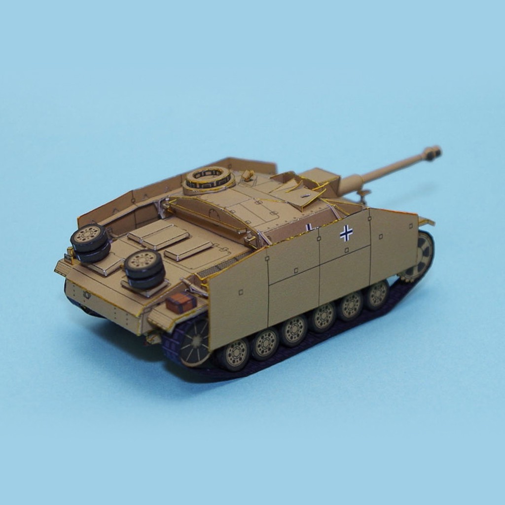 Mô hình giấy Xe tăng quân sự StuG III Ausf.G