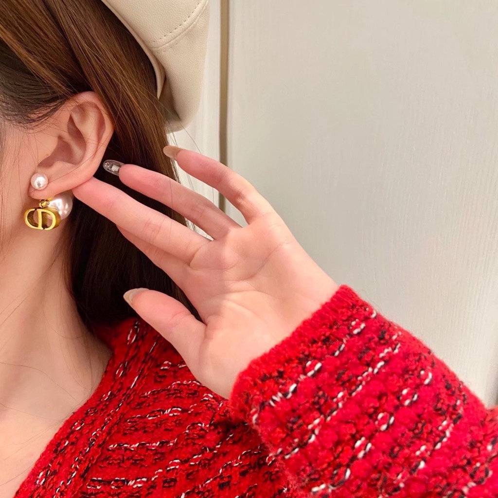 Hoa Tai Kim Bạc 925 Thiết Kế Đơn Giản Cho Nữ