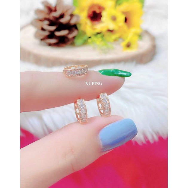 Bông Tai Nữ Xuping Mạ Vàng 18k Cực Bền Mẫu 02 108.22- Bảo Hành 3 Tháng - Lokalo Shop - Đeo Đơn Giản Tự Nhiên Sang Trọng