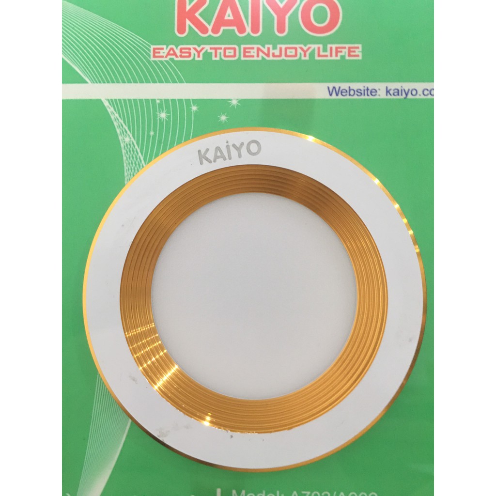 Đèn âm trần 7w- L706- viền vàng