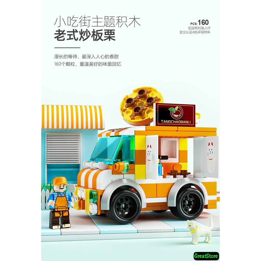 ( CHẤT ) ĐỒ CHƠI LẮP RÁP XE ĐỒ ĂN VÀ CITY CENTER PHÁT TRIỂN KỸ NĂNG GIÁO DỤC THÔNG MINH