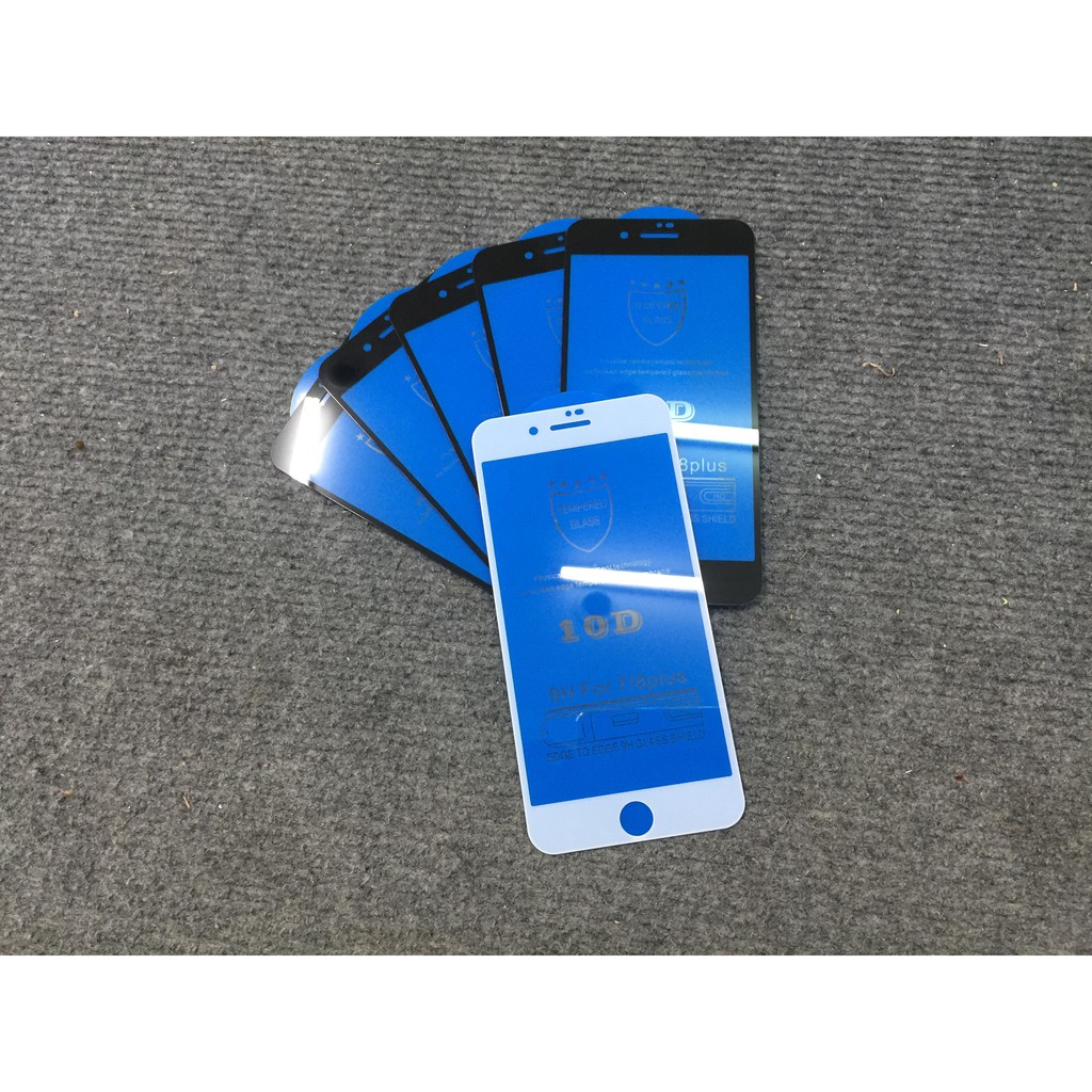 MIẾNG DÁN CƯỜNG LỰC FULL 10D TỐT NHẤT THỊ TRƯỜNG CHO IPHONE