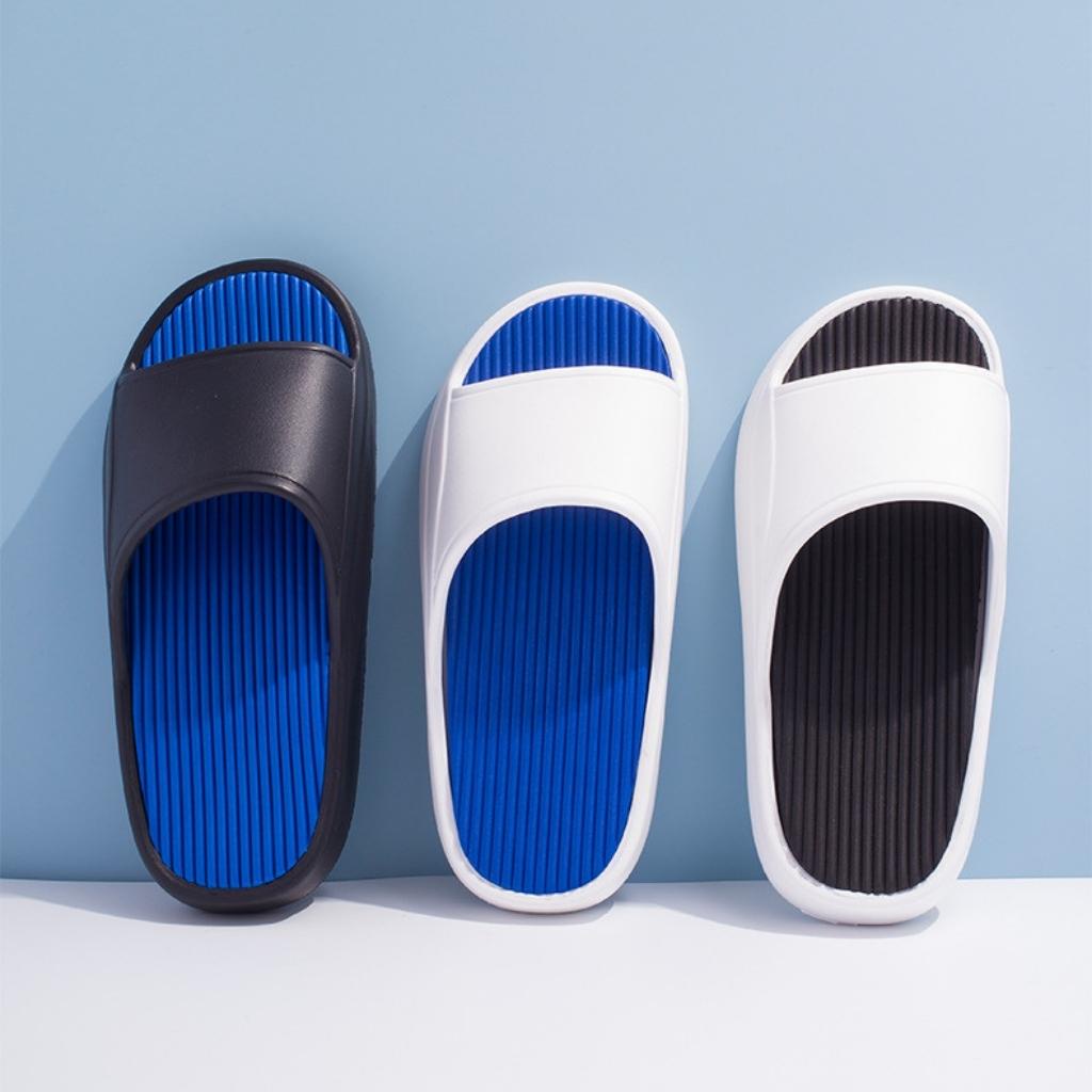 Dép Bánh Mì Quai Ngang Nam Nữ Đế Cao 5cm Form Unisex Chất Liệu Eva Siêu Nhẹ Siêu Bền DBM2