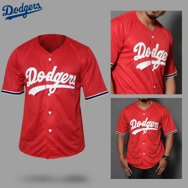 Áo Bóng Chày Red dodgers (Nghệ Thuật. 1432)