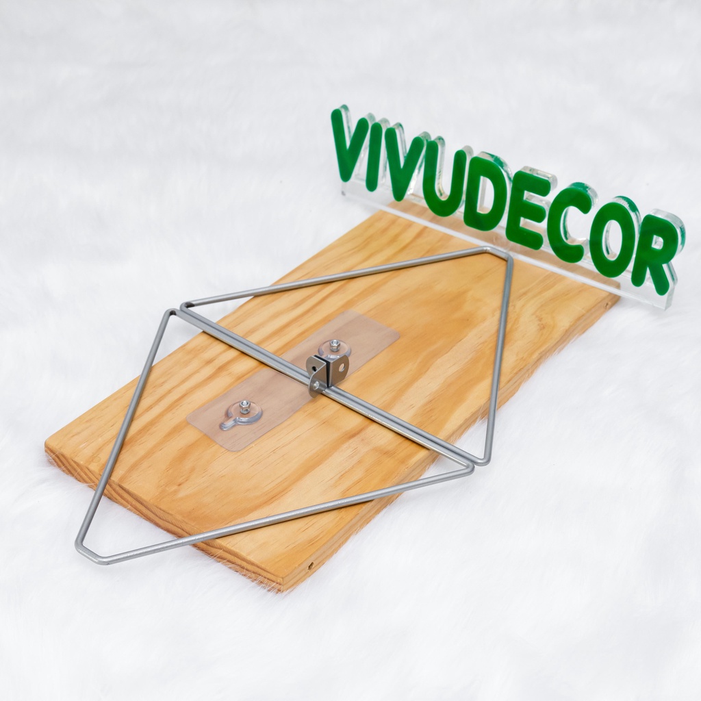 Kệ treo tường VIVUDECOR KT03 100% gỗ thông NewZealand