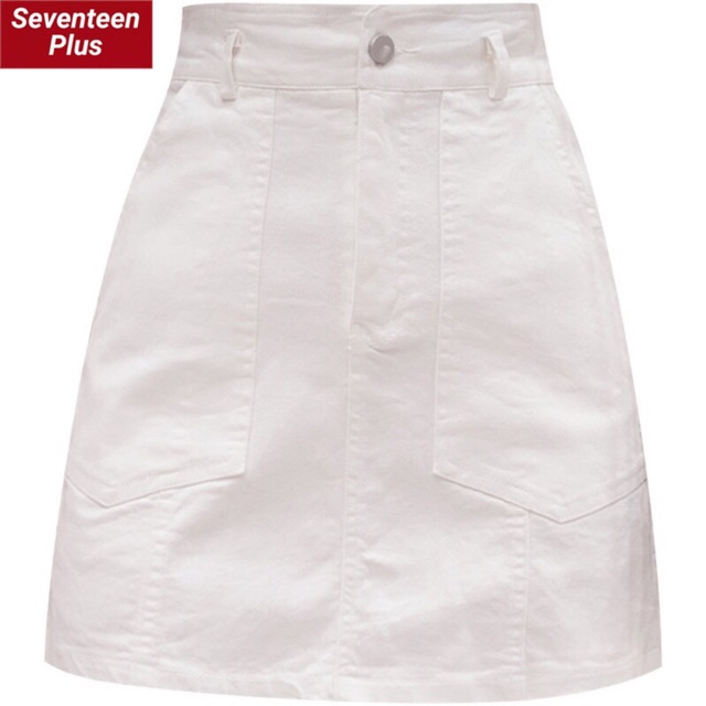 Chân váy chữ A kaki 2 túi dài ( kèm ảnh chụp )