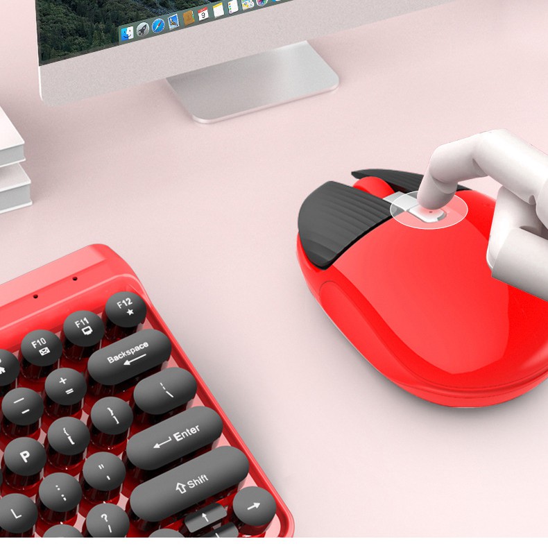 Chuột bluetooth M106 cao cấp, chế độ tĩnh khi làm việc, dòng sản phẩm cao cấp Bảo Hành 12 Tháng