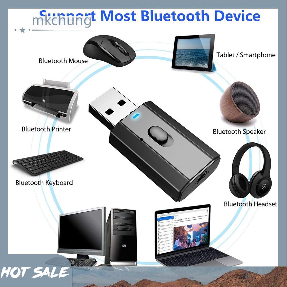 Bộ Thu Phát Tín Hiệu Âm Thanh Bluetooth Không Dây Cho Pc Tv