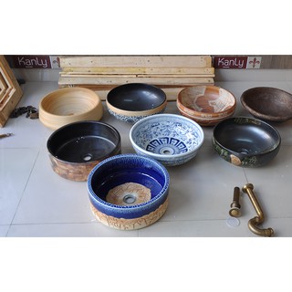 Lavabo sứ để bàn Kanly SU119