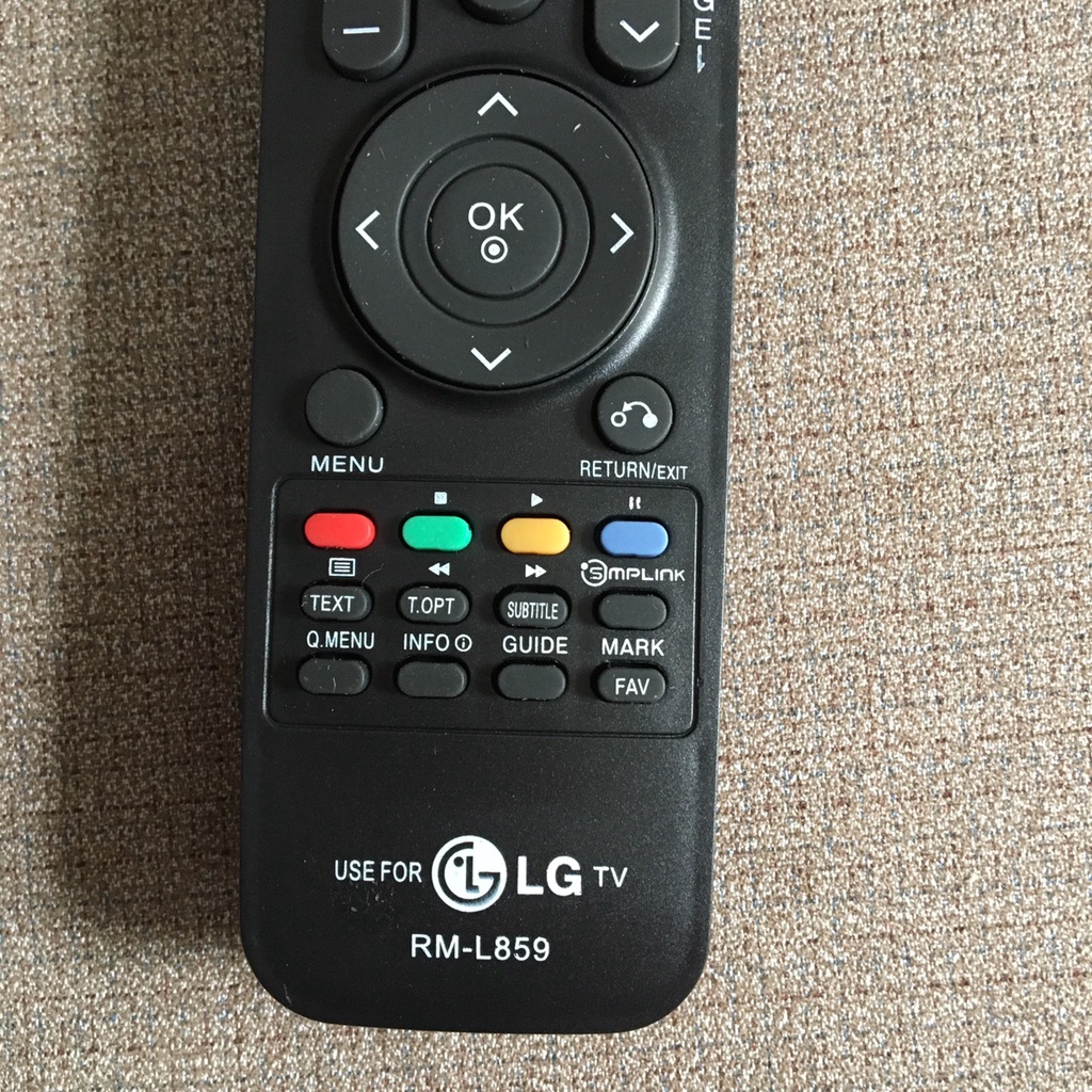 Remote Điều khiển tivi LG LCD RM-L859 ngắn hàng tốt, Tặng kèm pin !