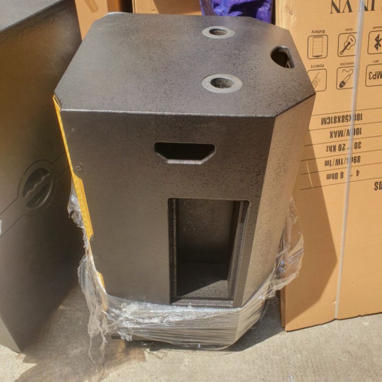 Vỏ Thùng Loa 40 4 Tấc Đơn Lưới Aray Trép Bass Bo Mạch Cắt Theo Yêu Cầu