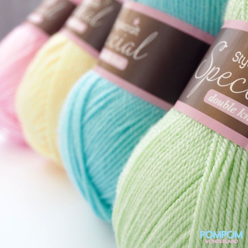 Len sợi Acrylic Stylecraft Special DK (Tông màu Pastel)