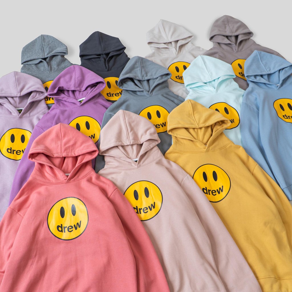 Áo Hoodie Drew Các Màu Chất Vải Nỉ Cotton Dày Dặn 900g , form dáng Unisex | BigBuy360 - bigbuy360.vn
