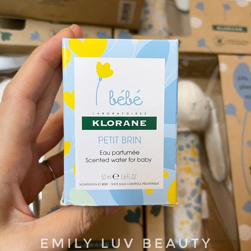 Set nước hoa 50ml dành cho bé yêu KLORANE bébé tặng kèm thỏ bông siêu cute