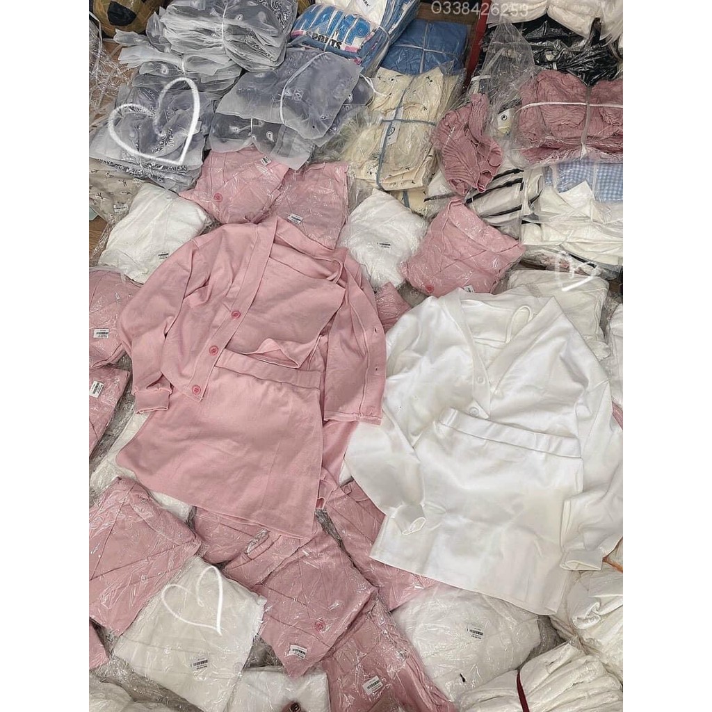 Set 3 món - Sét váy body kèm áo khoác cardigan chân váy ngắn siêu dễ thương | BigBuy360 - bigbuy360.vn