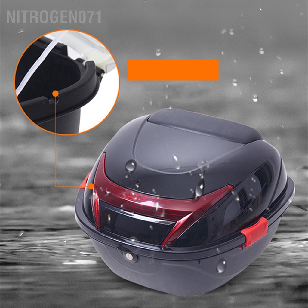 Thùng Đựng Đồ Gắn Đuôi Xe Máy - đựng hành lý trên Mũ bảo hiểm Dung tích lớn - Nitrogen071