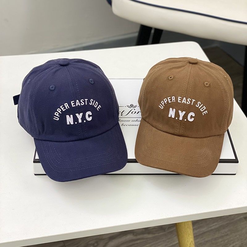 Mũ Lưỡi Trai Thêu Chữ NYC Thời Trang