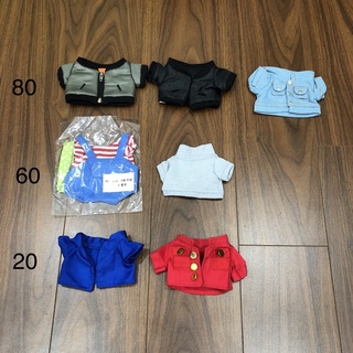 Outfit doll 20cm áo khoác kaki