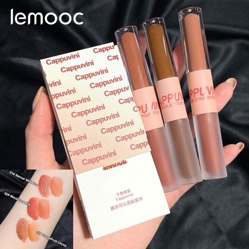 Son Môi Dạng Lỏng 2 Trong 1 Lâu Trôi Lên Màu Cực Chuẩn