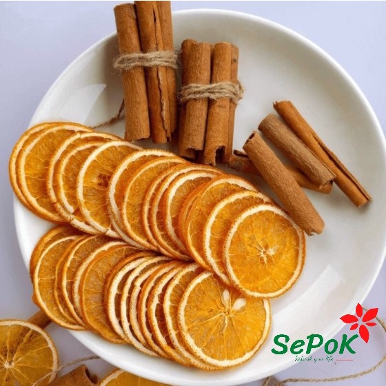 Combo Trà Cam Vàng + Quế 50g/100g - SePok - Đẹp Da, Chống Lão Hóa, Tăng Sức Đề Kháng.