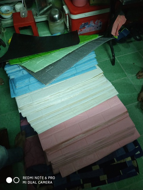Tấm Xốp Dán Tường 3D Giả Gạch Cách Âm,Chống Ẩm Mốc Khổ 70x77cm Dày 3-4mm | BigBuy360 - bigbuy360.vn
