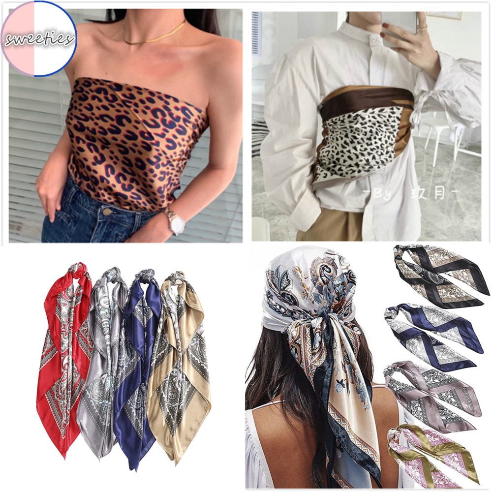 Khăn Choàng Cổ Họa Tiết Da Báo 9 Màu Thời Trang