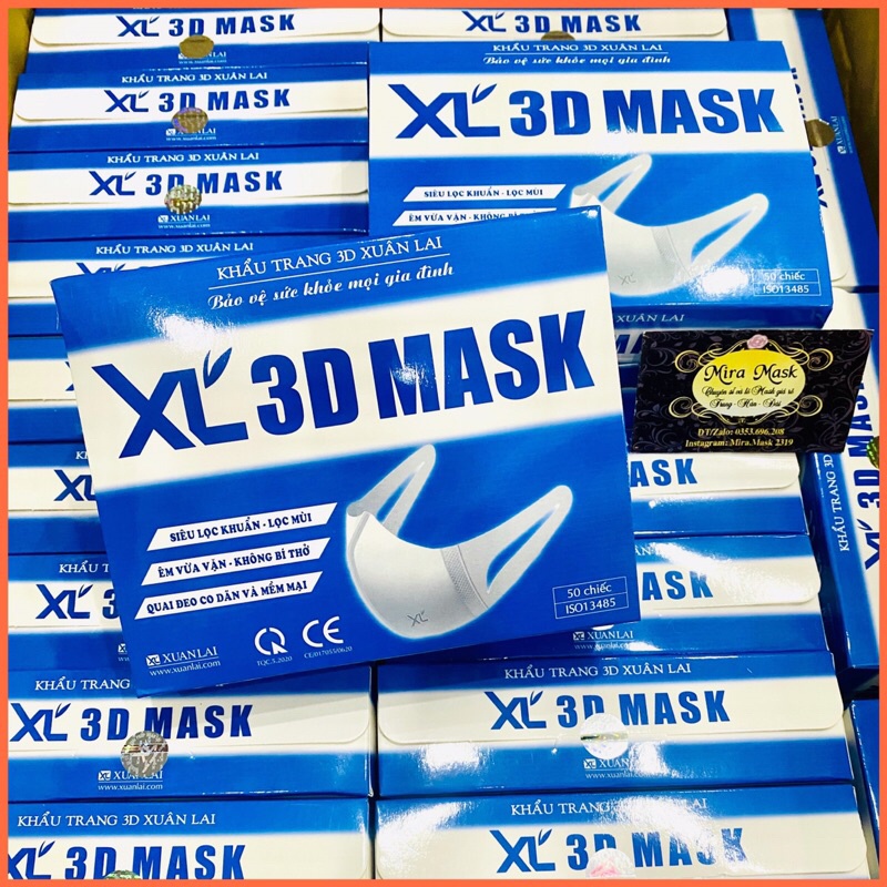 [HỘP 50c] KHẨU TRANG XL 3D MASK XUÂN LAI | BigBuy360 - bigbuy360.vn
