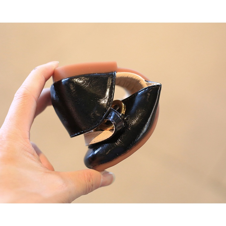 Xăng đan Da Mũi Vuông Thoải Mái Phong Cách Tối Giản Thời Trang Cho Bé Gái 3-16 Tuổi