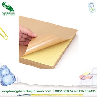 Giấy decal da bò 10 tờ /xấp