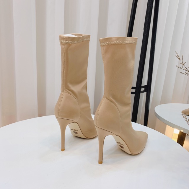 Bốt boot bigtree thun lụa gót nhọn fullbox hàng quảng châu cao cấp | BigBuy360 - bigbuy360.vn