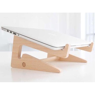 Kệ laptop, Giá đỡ laptop Size L bằng gỗ tự nhiên bền đẹp
