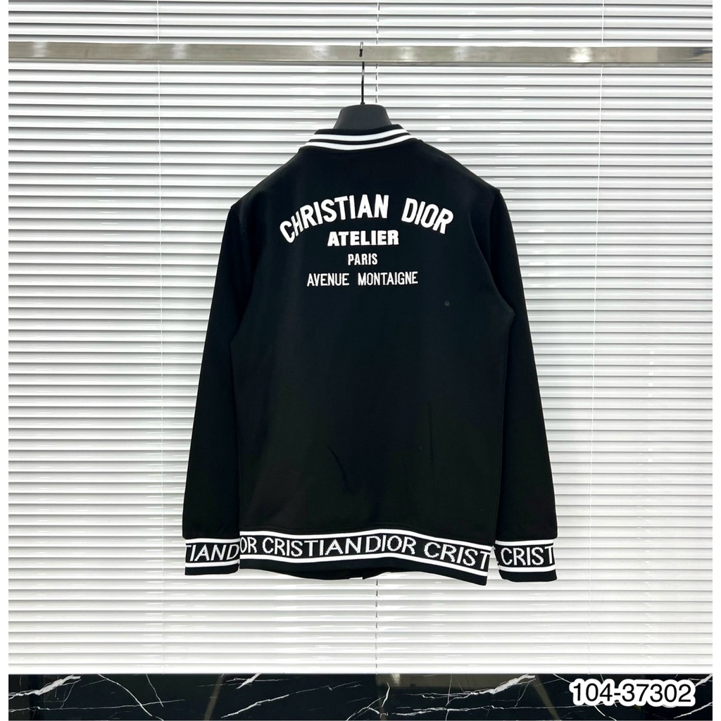 Áo Khoác Bomber Nam Di.or Họa Tiết Logo Ngực . Áo Khoác Bomber Di.or Chất Dạ Cao Cấp - MINH TÂY STORE