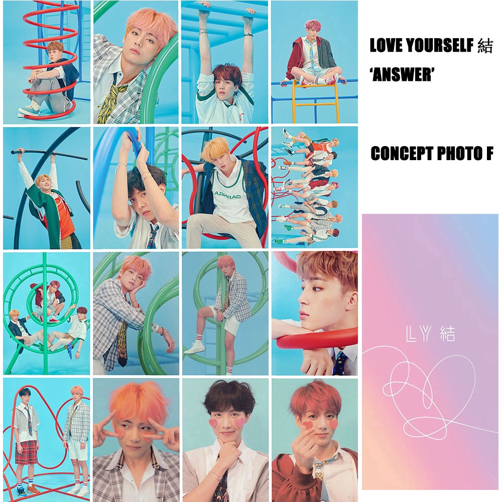 Bộ ảnh thẻ bài in hình nhóm nhạc BTS LOVE YOURSELF