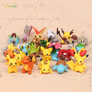24 Chiếc Tomy Pokemon Nhân Vật Bộ Sưu Tập Mô Hình Pokémon Pikachu Anime Hình Đồ Chơi 100% Thương Hiệu Mới Chất Liệu ABS Cao Cấp