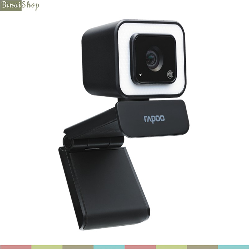 [BH 2 năm] Rapoo C270L - Webcam Họp Trực Tuyến Lấy Nét Tự Động HD 1080p, Góc Siêu Rộng 105°