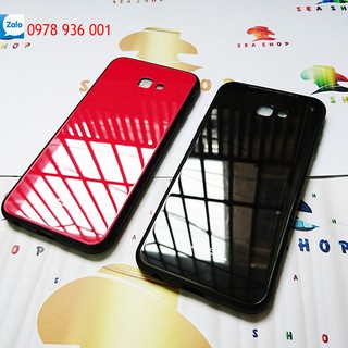 Ốp lưng Samsung Galaxy J4 Plus - J415 Viền nhựa dẻo chống sốc, Mặt lưng sử dụng kính cường lực, màu sắc luôn tươi sáng