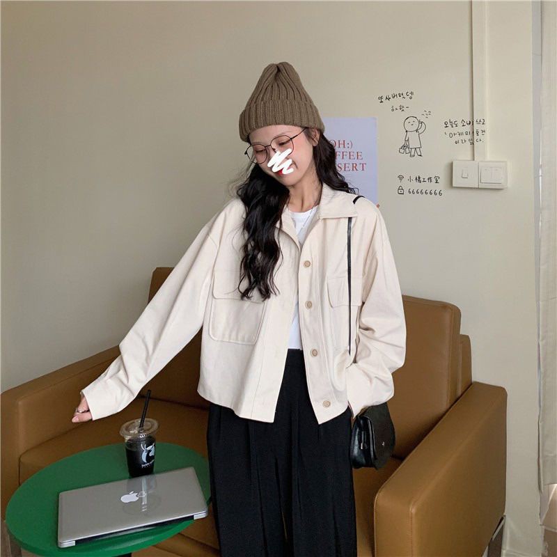 [Order] Áo khoác túi hộp ulzzang dáng ngắn thời trang (ảnh thật) | BigBuy360 - bigbuy360.vn