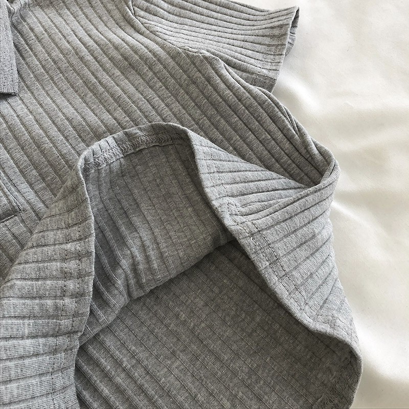 Áo thun gân polo DA410