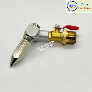  Béc rửa máy lạnh - điều hòa - ren ngoài 22mm - điều chỉnh xoay góc 360 độ