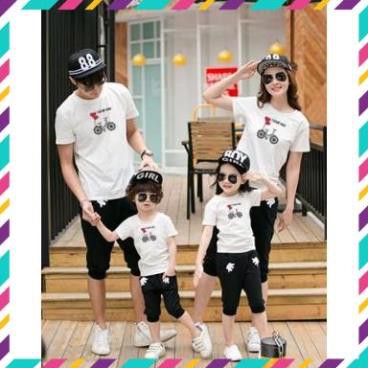 [Cực Rẻ] áo gia đình xe đạp ILOVE